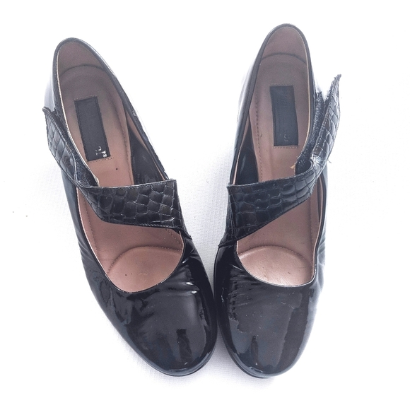 Beautifeel black Mary Jane Style pumps SZ 38 - Picture 2 of 10